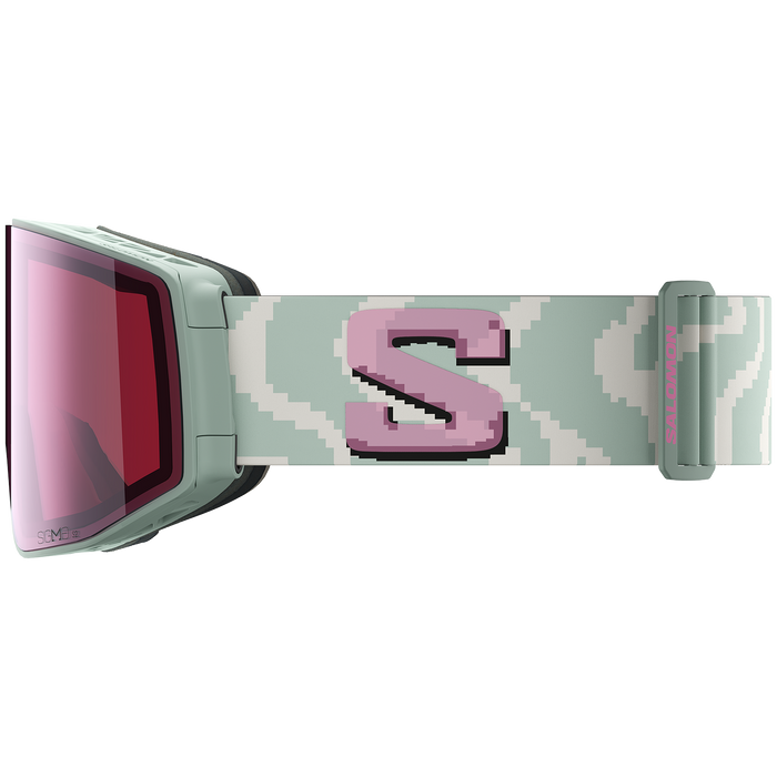 Salomon Sentry Prime Sigma Goggles Iceberg Green/Sigma Silver Pink+Sigma Gun Metal