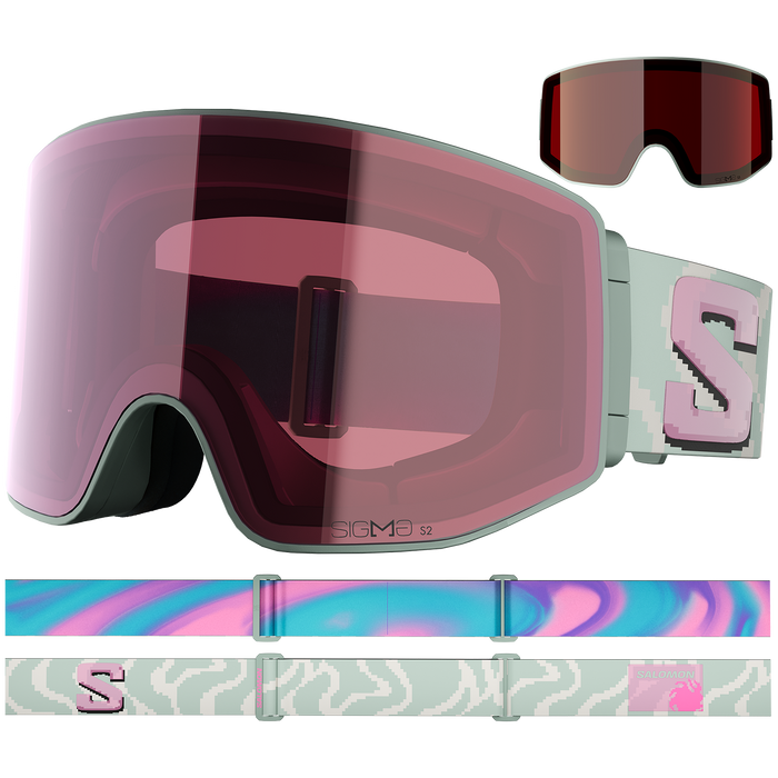 Salomon Sentry Prime Sigma Iceberg Green Goggles