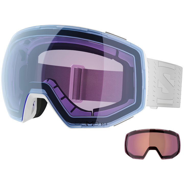 Salomon Radium Prime Sigma Photochromic Goggles White/Sigma Photo Sky Blue+Sigma Light Blue