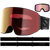 Salomon Sentry Prime Sigma Photochromic Goggles Black/Sigma Photo Poppy Red+Sigma Light Blue