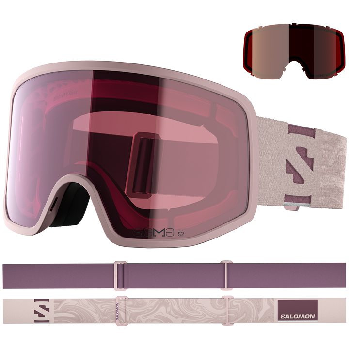 Salomon Sentry Pro S Sigma Goggles Heavenly Pink/Sigma Silver Pink+Sigma Gun Metal