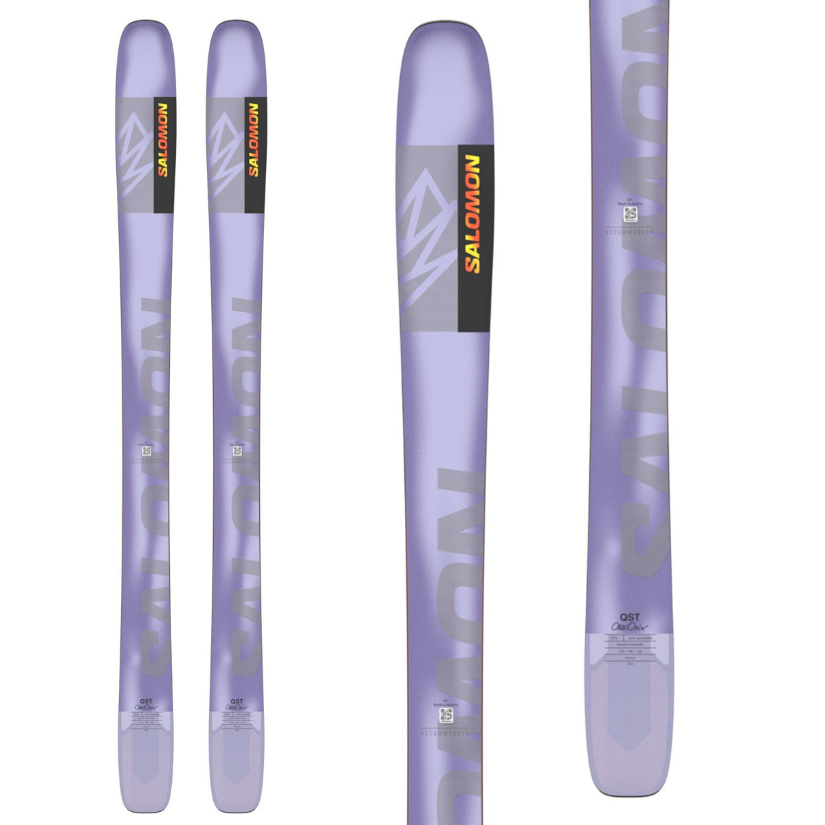 Salomon QST 106 Skis + Marker Griffon 13 TCX Demo Bindings 2024