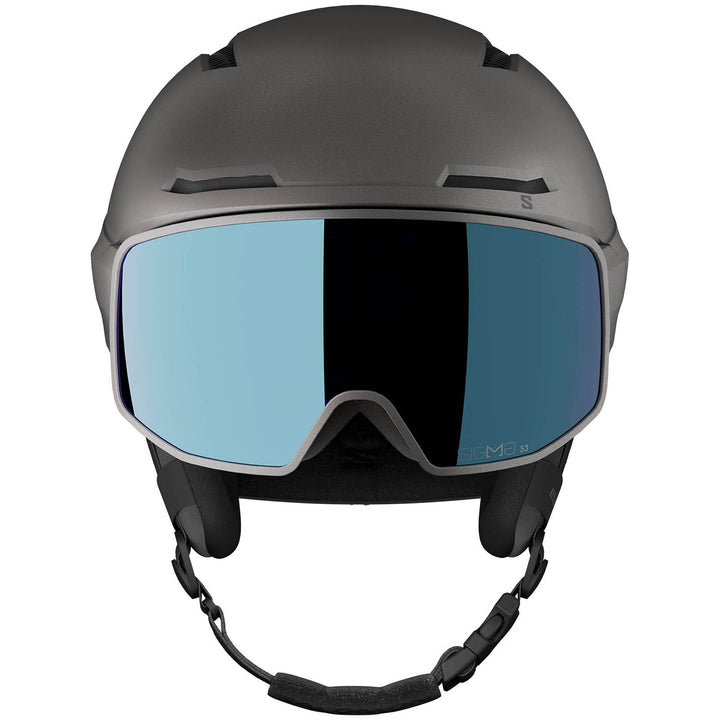 Salomon Driver Pro Sigma MIPS Helmet Beluga Metal/Sigma Sky Blue