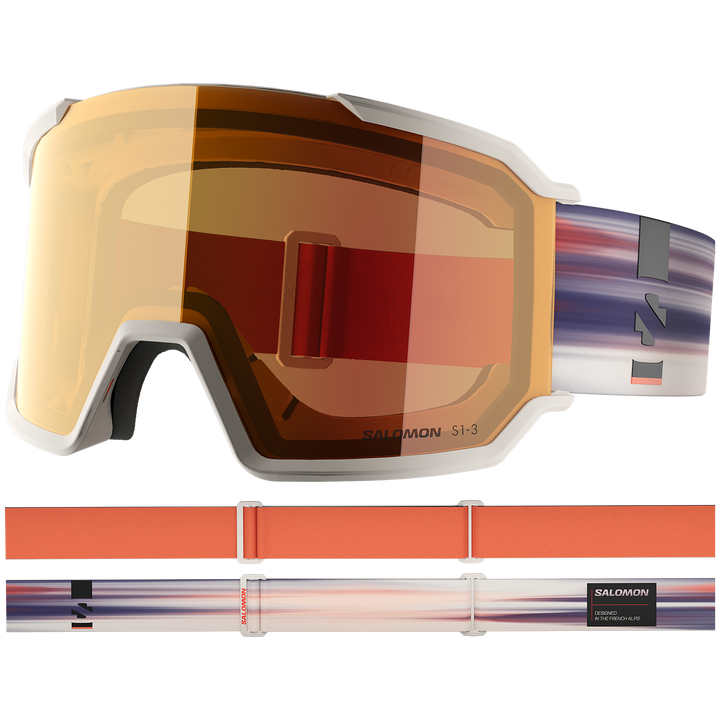 Salomon S/View 3 Photochromic Goggles Rainy Day/Photo Red