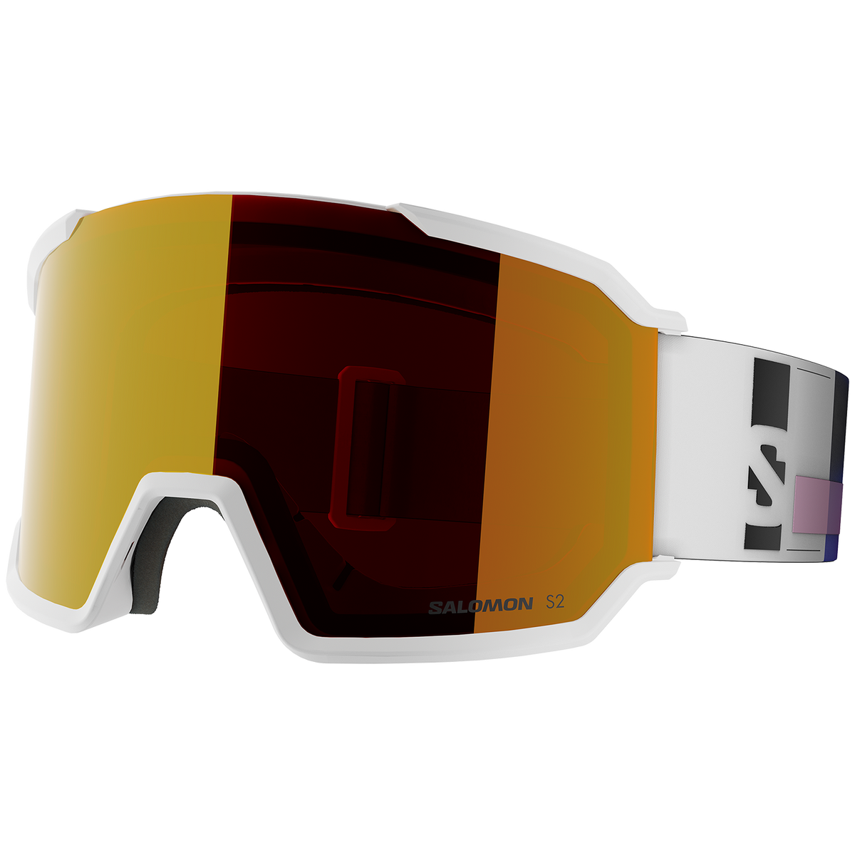 Salomon S/View 3 ML Goggles White Addikt/Mid Red