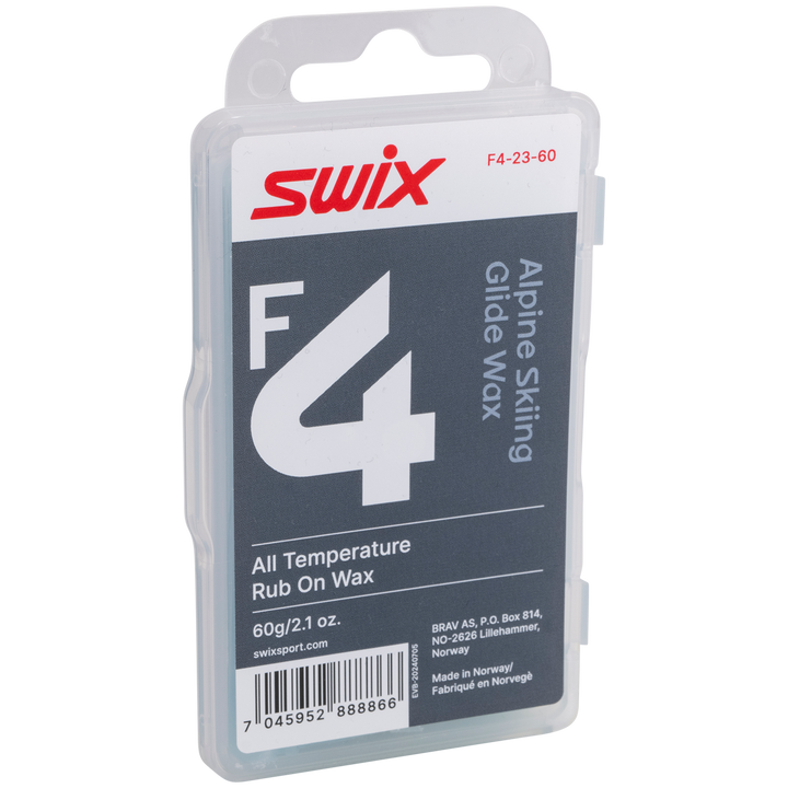 SWIX F4 Glidewax Rub-On with Cork 60g None