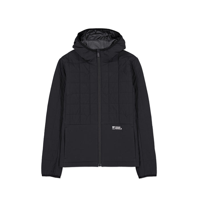 MONS ROYALE Canyon Merino Insulated Hooded Jacket - Women's Black