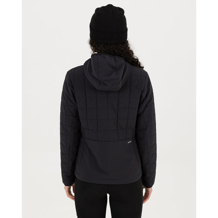 MONS ROYALE Canyon Merino Insulated Hooded Jacket - Women's Black