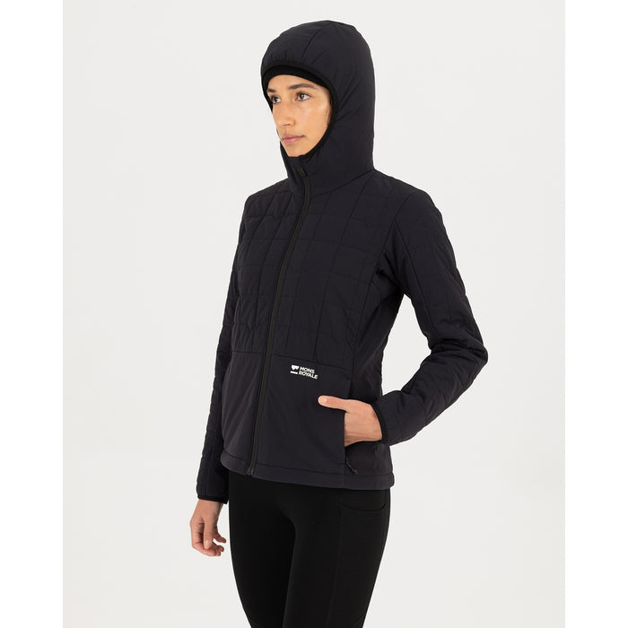 MONS ROYALE Canyon Merino Insulated Hooded Jacket - Women's Black