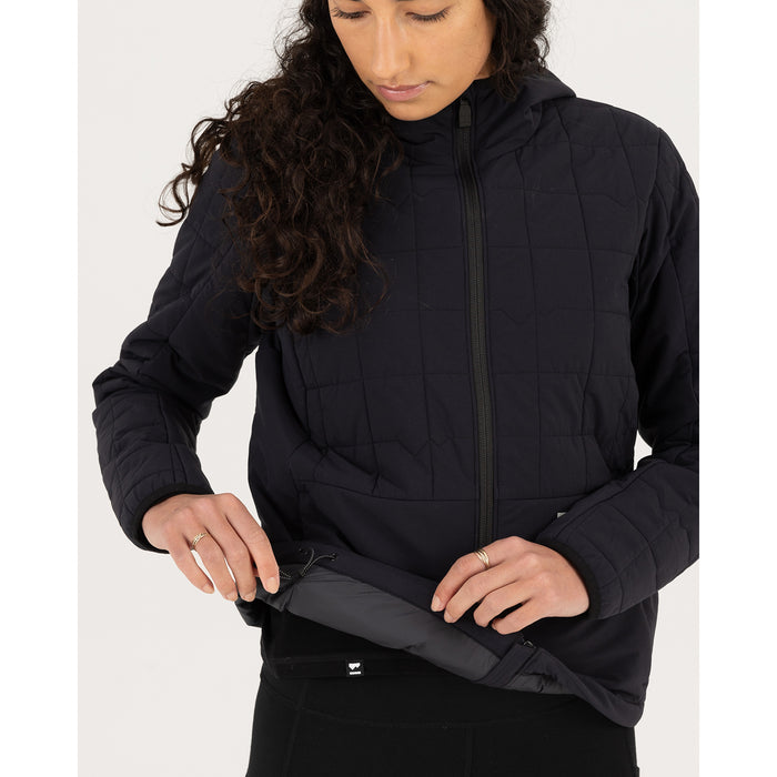 MONS ROYALE Canyon Merino Insulated Hooded Jacket - Women's Black