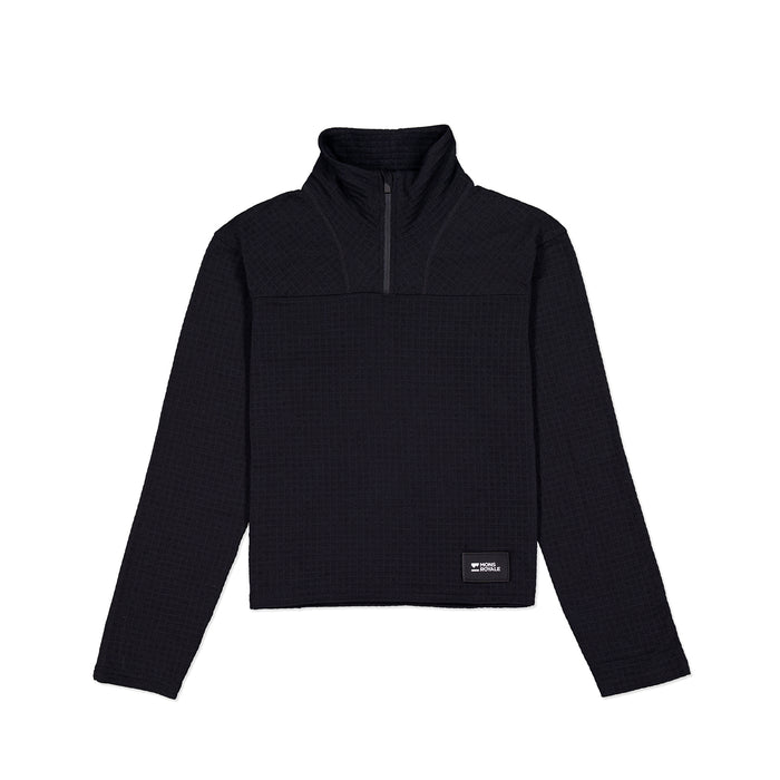 MONS ROYALE Offgrid Merino Fleece Long-Sleeve Top - Women's Black