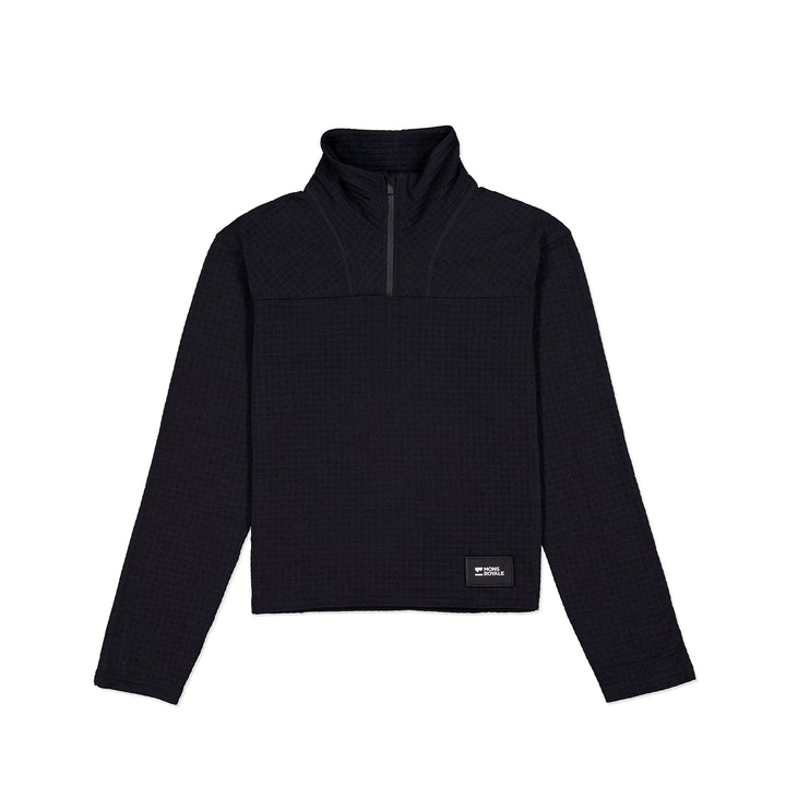MONS ROYALE Offgrid Merino Fleece Long-Sleeve Top - Women's Black