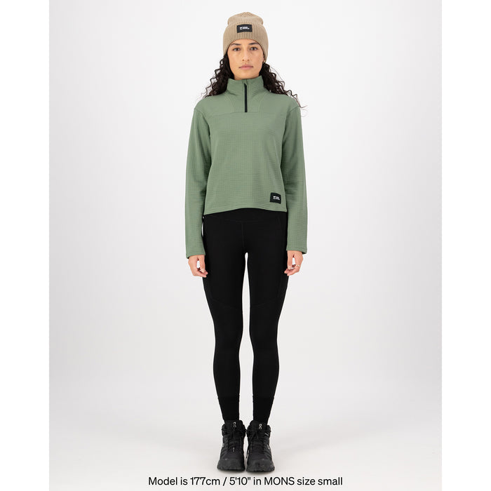 MONS ROYALE Offgrid Merino Fleece Long-Sleeve Top - Women's Willow