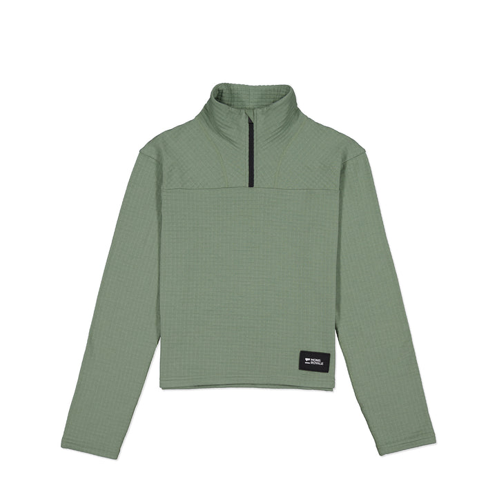 MONS ROYALE Offgrid Merino Fleece Long-Sleeve Top - Women's Willow