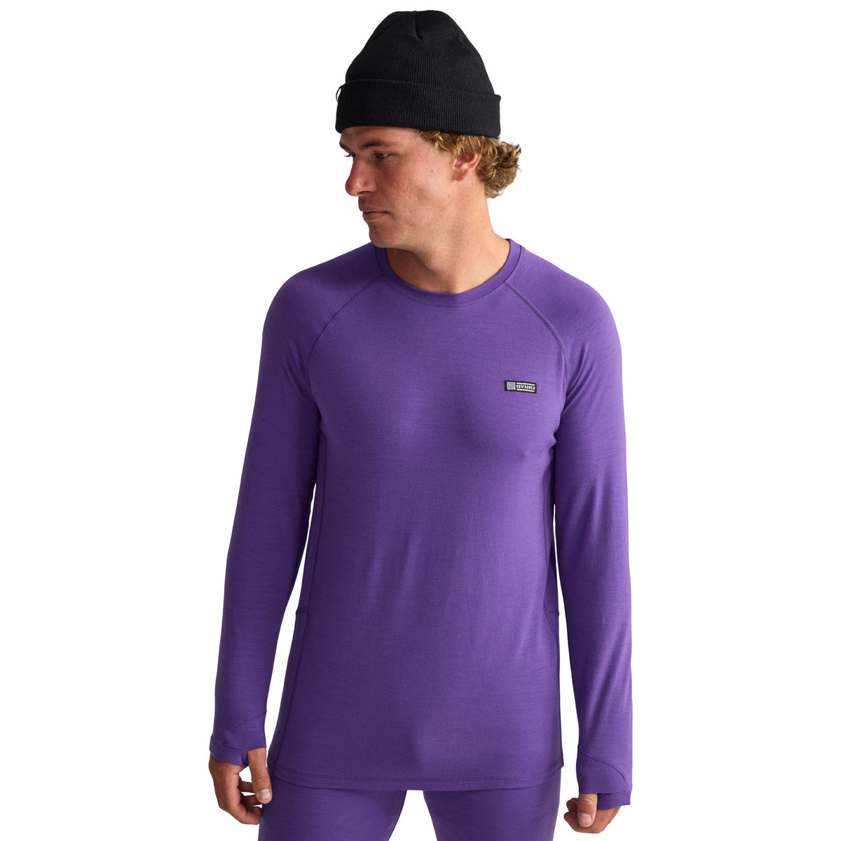 Oyuki Merino Longsleeve - Men's Cyber Purple