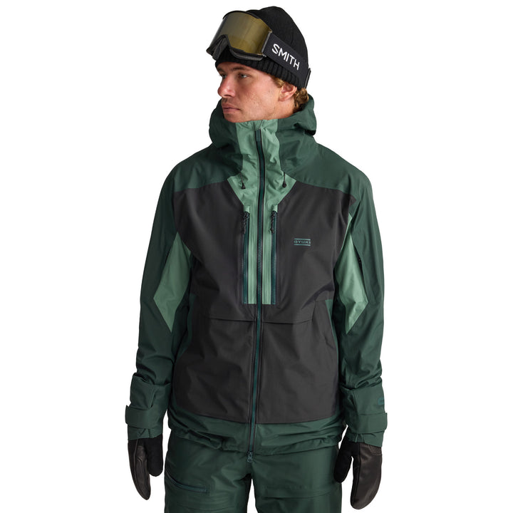 Oyuki Moiwa NetPlus® 2L Jacket - Men's Deep Forrest/Bamboo/Black