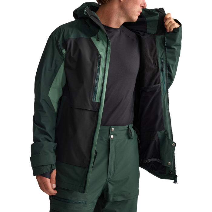 Oyuki Moiwa NetPlus® 2L Jacket - Men's Deep Forrest/Bamboo/Black