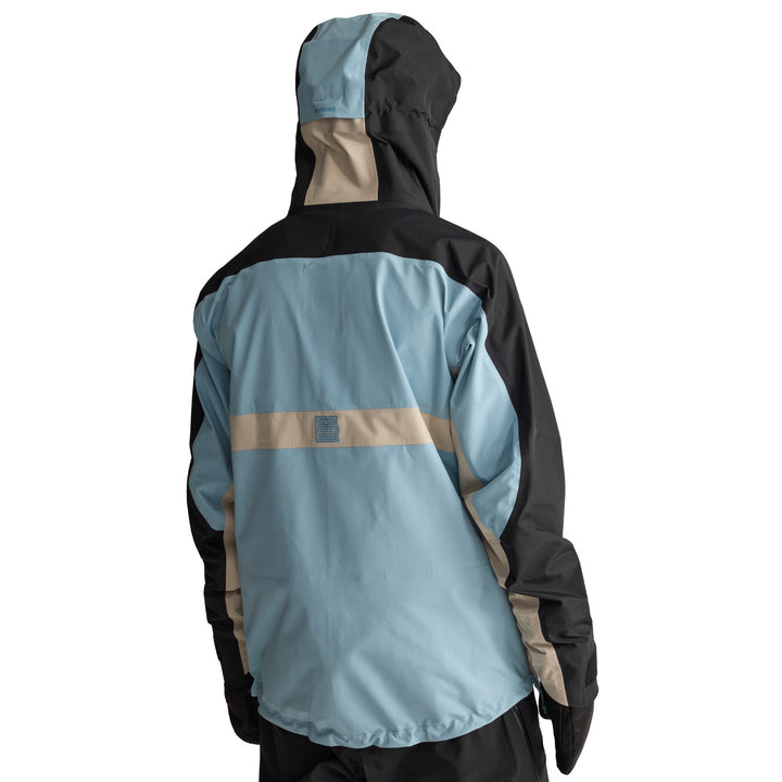 Oyuki Myoko NetPlus® 3L Anorak - Unisex Glacier/Tottori/Black
