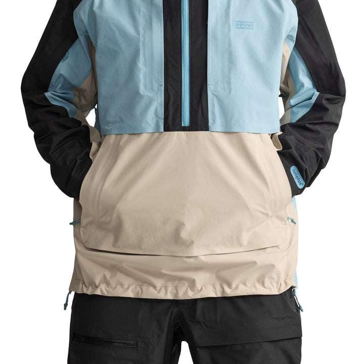 Oyuki Myoko NetPlus® 3L Anorak - Unisex Glacier/Tottori/Black