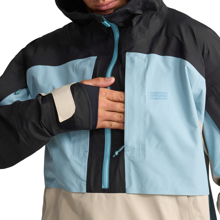 Oyuki Myoko NetPlus® 3L Anorak - Unisex Glacier/Tottori/Black
