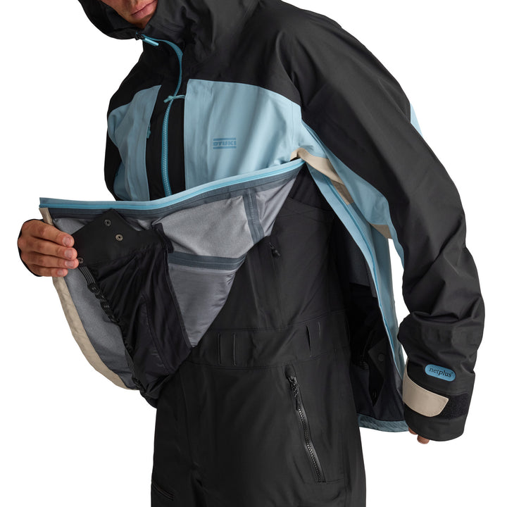 Oyuki Myoko NetPlus® 3L Anorak - Unisex Glacier/Tottori/Black