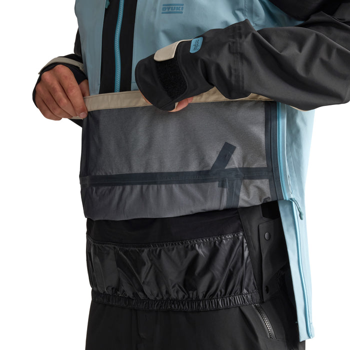 Oyuki Myoko NetPlus® 3L Anorak - Unisex Glacier/Tottori/Black
