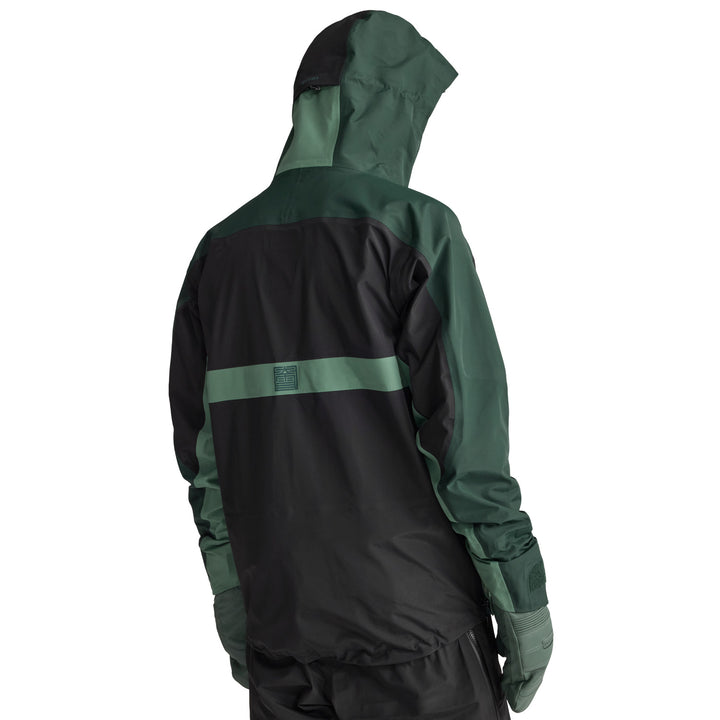 Oyuki Myoko NetPlus® 3L Anorak - Unisex Deep Forrest/Bamboo/Black