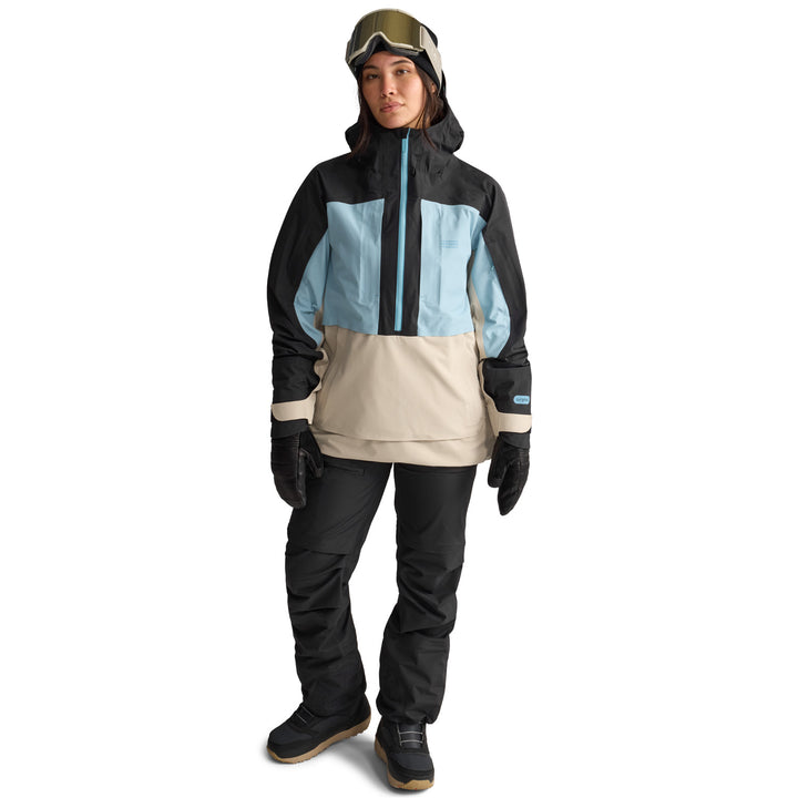 Oyuki Myoko NetPlus® 3L Anorak - Unisex Glacier/Tottori/Black