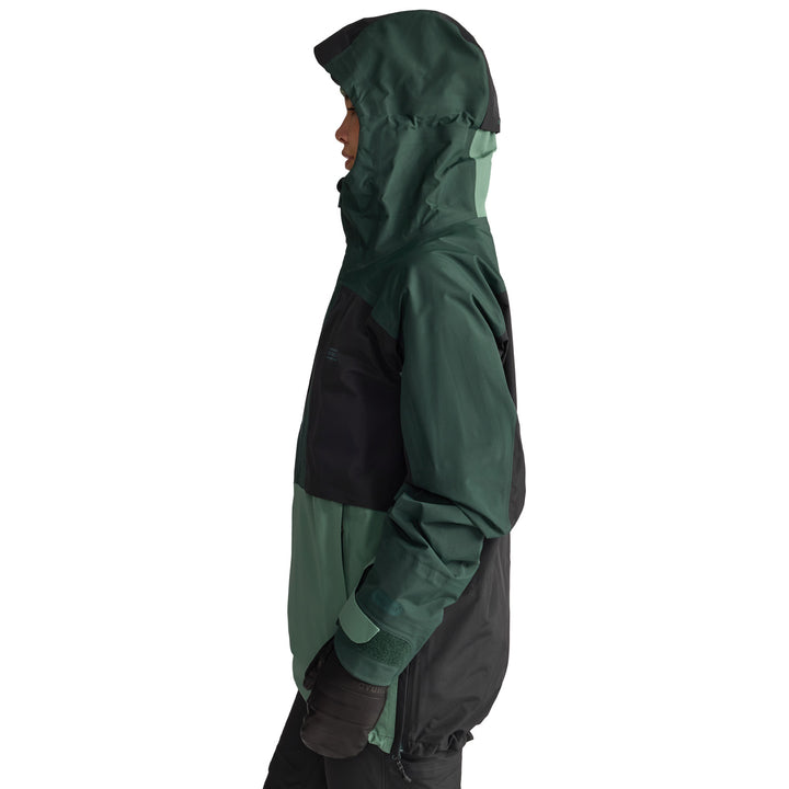 Oyuki Myoko NetPlus® 3L Anorak - Unisex Deep Forrest/Bamboo/Black