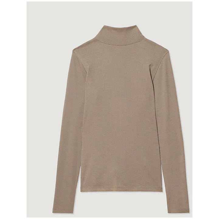 Hikerkind Ribbed Merino Turtleneck - Women's Morel