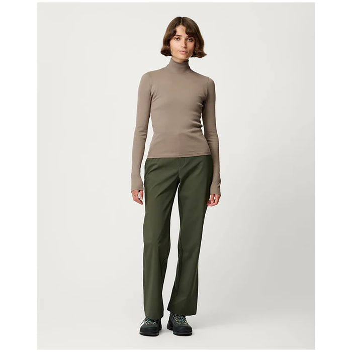 Hikerkind Ribbed Merino Turtleneck - Women's Morel