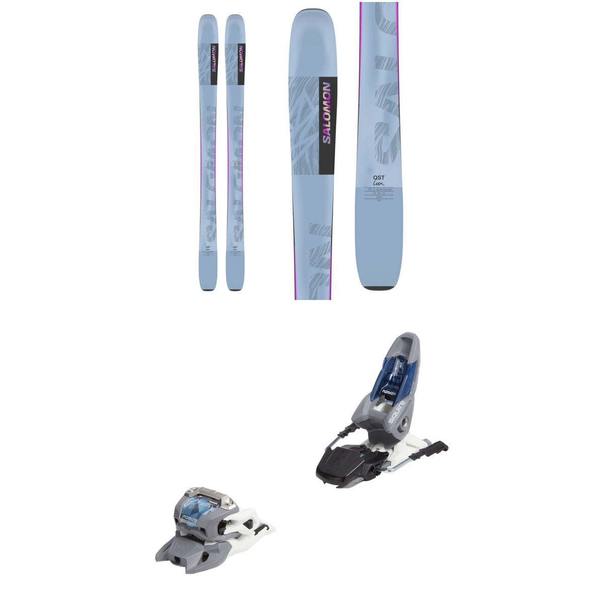Salomon QST Lux 92 Skis - Women's + Marker Squire 11 Ski Bindings 2025