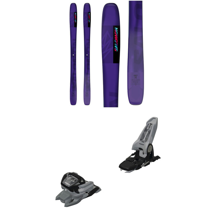 Salomon QST 98 Skis + Marker Griffon 13 ID Ski Bindings 2025