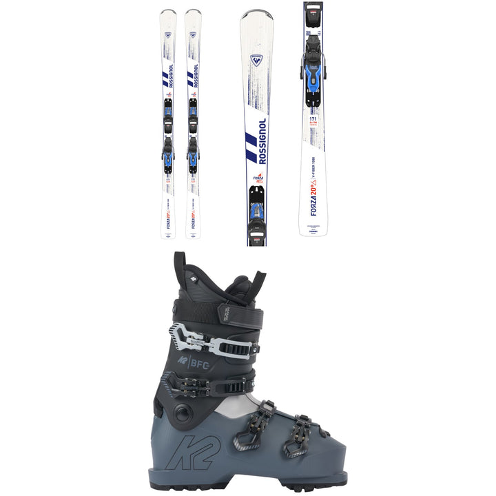 Rossignol Forza 20° + Xpress 10 GW Bindings  + K2 BFC 80 Ski Boots