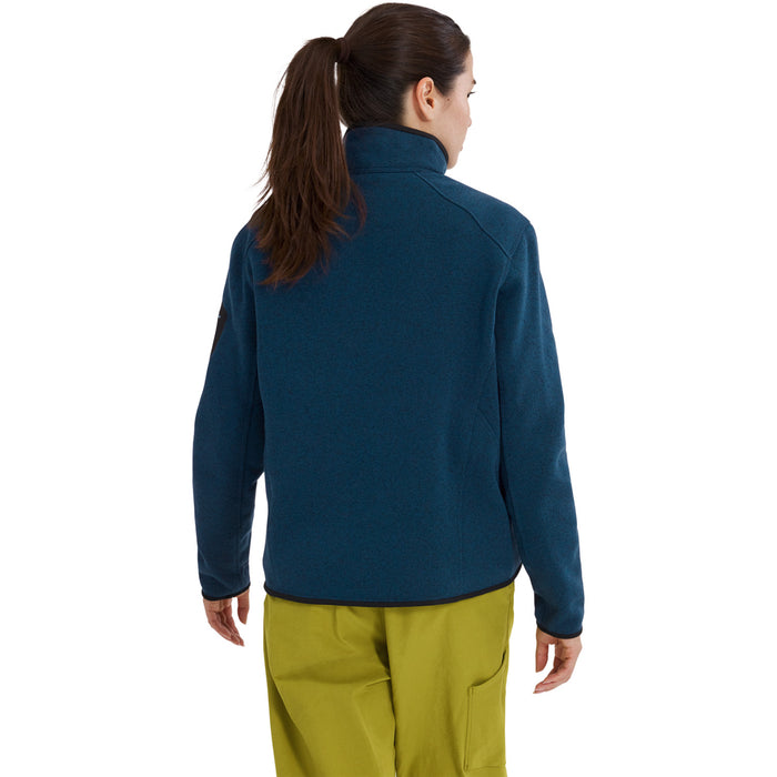 Arc'teryx Covert Zip Neck Crew - Women's Midnight Frost Heather
