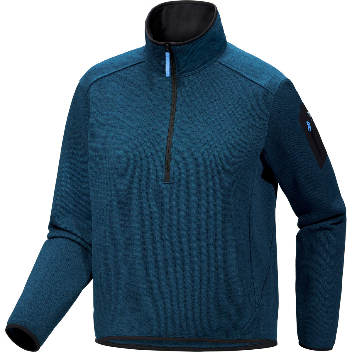 Arc'teryx Covert Zip Neck Crew - Women's Midnight Frost Heather