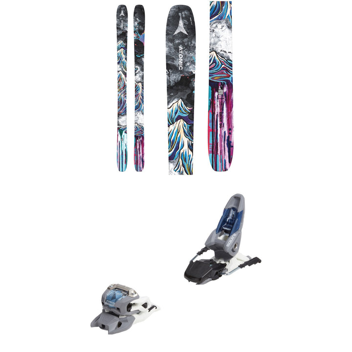 Atomic Bent 90 Skis + Marker Squire 11 Ski Bindings