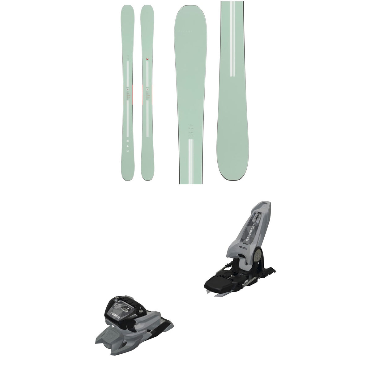 Season Kin Skis + Marker Griffon 13 ID Ski Bindings