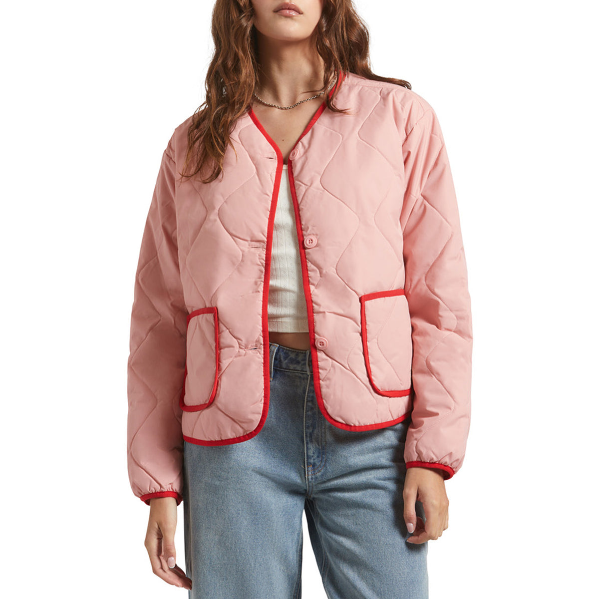 Brixton Delilah Quilted Jacket - Women's Mellow Rose