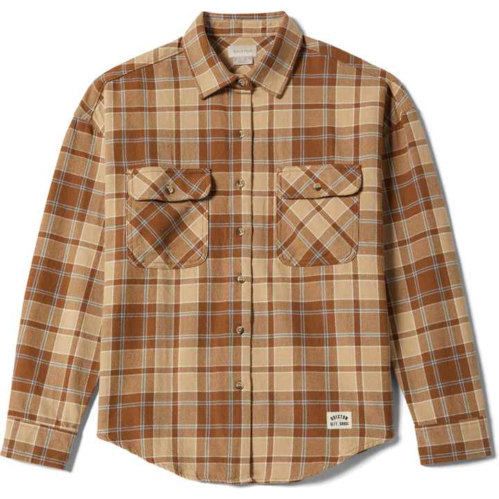 Brixton Bowery Vintage Long-Sleeve Overshirt - Women's Washed Copper