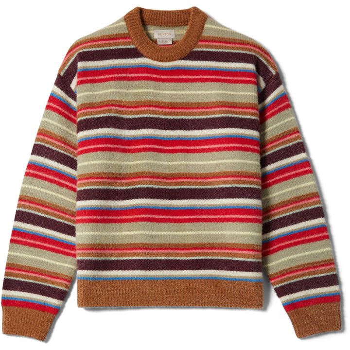 Brixton Cozy Crew Sweater - Women's Multi Stripe