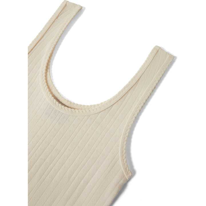 Brixton Pointelle Slim Fit Tank Top - Women's Off White