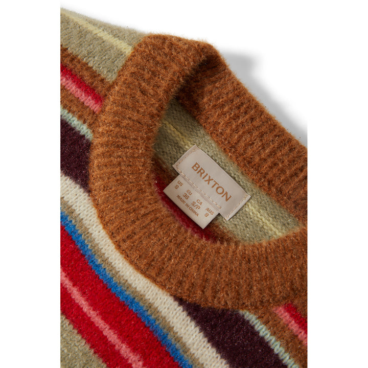 Brixton Cozy Crew Sweater - Women's Multi Stripe