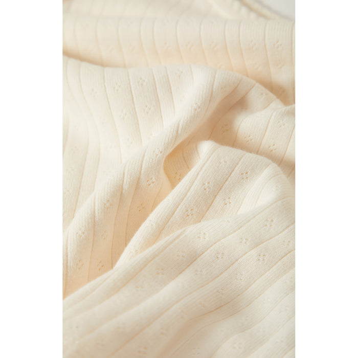 Brixton Pointelle Slim Fit Tank Top - Women's Off White