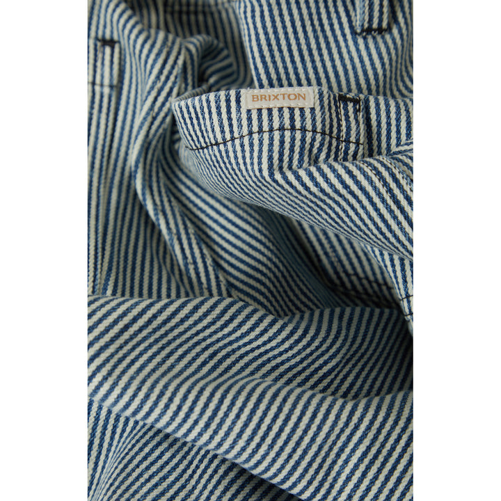 Brixton Jane Utility Wide Leg Pants - Women's Off White/Mood Indigo