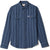 Brixton Wandering Long-Sleeve Overshirt - Women's Berring Sea/White
