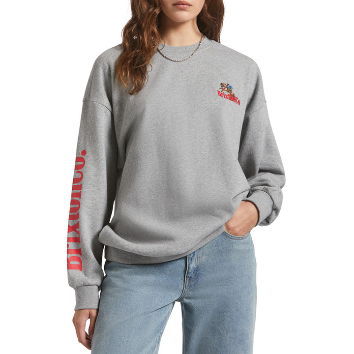 Brixton Inwood Oversized Fleece - Women's Heather Grey