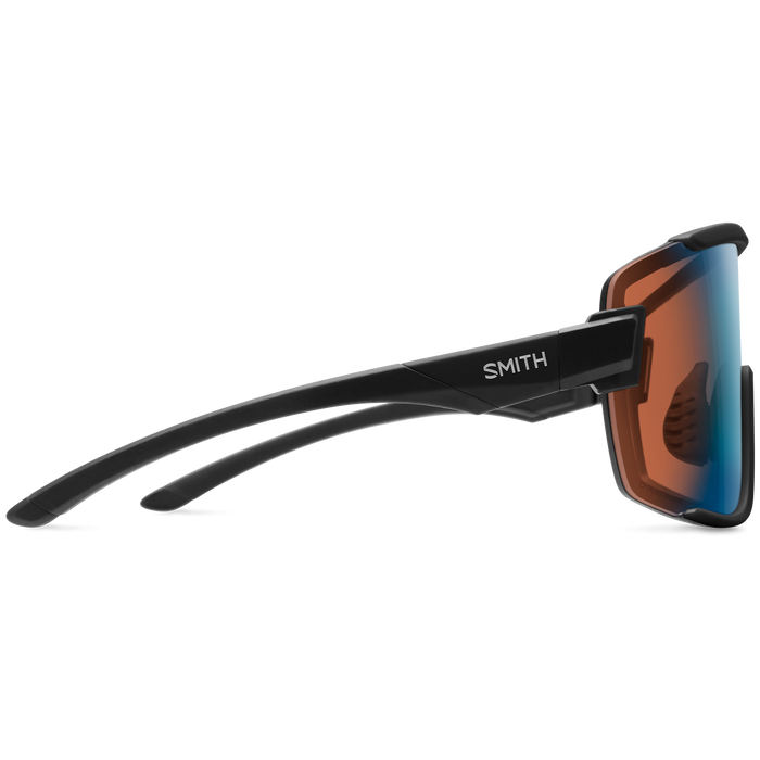 Smith Wildcat Sunglasses Matte Black/ChromaPop Glacier Photochromic Copper Blue Mirror+Clear