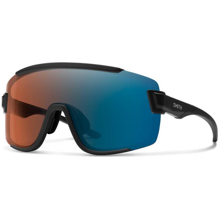 Smith Wildcat Sunglasses Matte Black/ChromaPop Glacier Photochromic Copper Blue Mirror+Clear