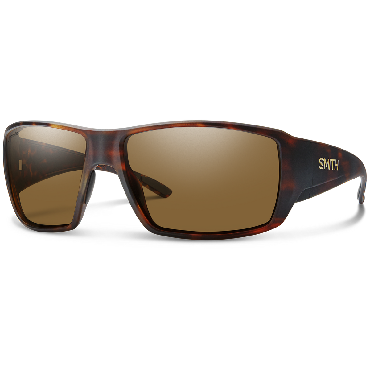 Smith Guide's Choice S Sunglasses Matte Tortoise/ChromaPop Glass Polarized Brown